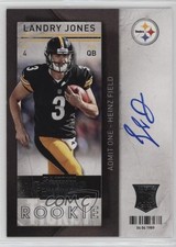 2013 Panini Contenders Short Print Rookies Landry Jones #220 Auto 10b1
