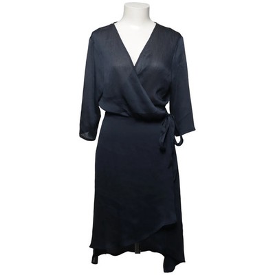 Ichi, Wickelkleid, Größe: M, Blau, Polyester, Einfarbig, Damen #OYV