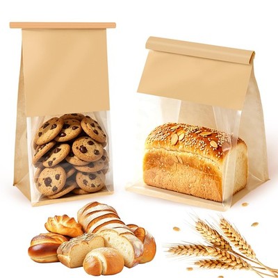 Adanluxe Bakery-Grade Bread & Medium & Large, Brown and transparent color