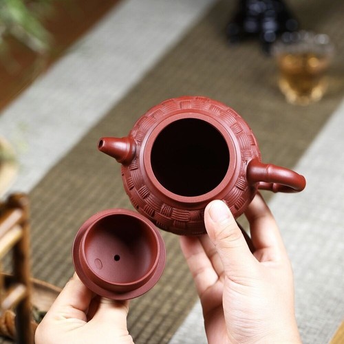 Original Ore Real Yixing Zisha Dahongpao Clay Tea Pot Marked China Handmade Pot - Picture 2 of 4