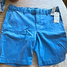 Tommy Bahama Men s Blue Cotton Chino Shorts C...