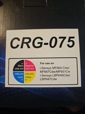 075 Toner Cartridge Compatible for Canon 075 075H CRG075 Works for Canon Color