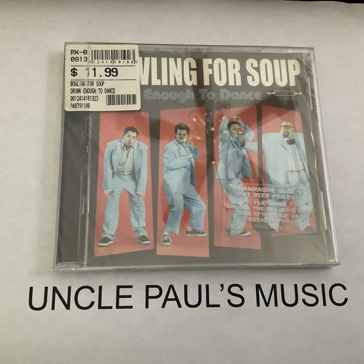 Drunk Enough to Dance by Bowling for Soup (CD, 2002) for