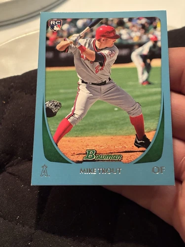 2011 Bowman Draft Blue Mike Trout Angels RC /499 #101 Rookie!! 🔥🔥