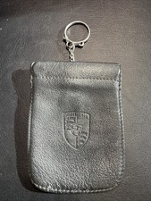 Porsche Original Vintage Porsche Key Pouch Case Leather 1970s-80s Key Holder
