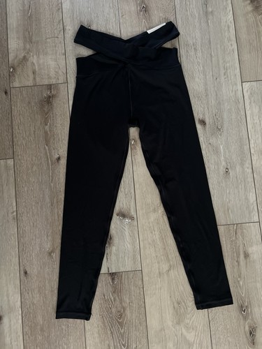 Aerie Offline Real Me Criss Cross Damen schwarz 7/8 Legging Größe Medium neu mit Etikett