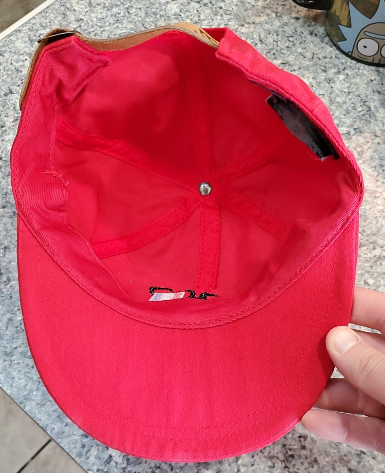 Red baseball cap featuring a "30th Anniversary" l… - image 5