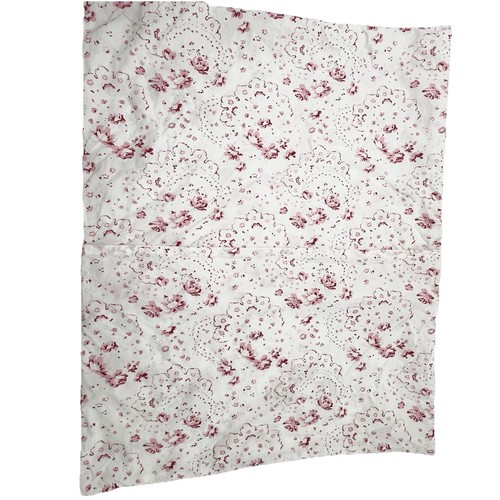 Set Of 2 Cabbages & Roses London 27x21 White/pink Flowers Pillow Cases - Picture 6 of 8