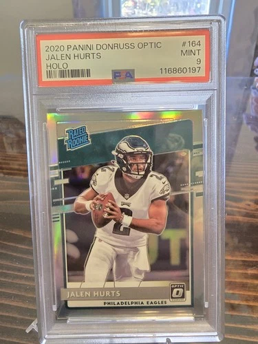 2020 Panini Donruss Optic - Rated Rookies Jalen Hurts #164 Holo Prizm (RC)