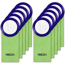 100331 Backpack Vacuum Bags for ProTeam 10 Quart MegaVac, CoachVac, green