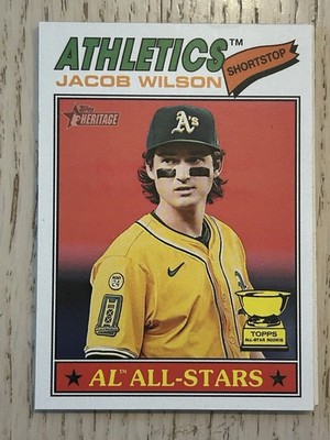 2026 Topps Heritage Jacob Wilson Rookie Cup #17 QTY AVAIL