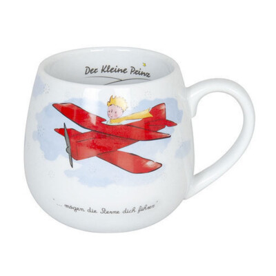 Könitz Becher - der kleine Prinz - Kuschelbecher - Flugzeug - NEU