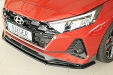 Rieger CUP Spoilerlippe SCHWARZ für Hyundai i20 N BC3 Performance Frontspoiler 