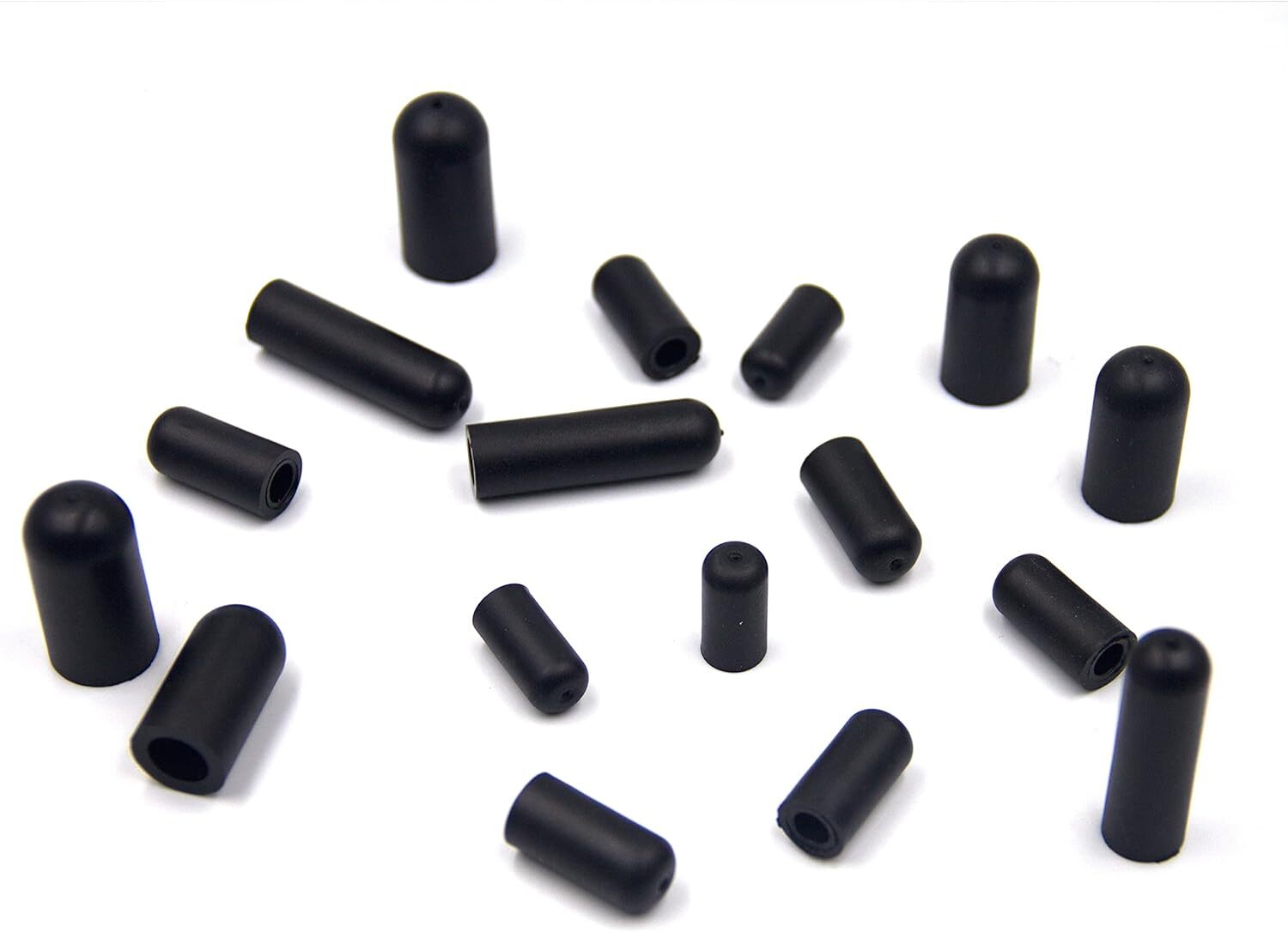 100pcs Rubber Vacuum Caps Assortment Kit Hose End Caps for Carburetor