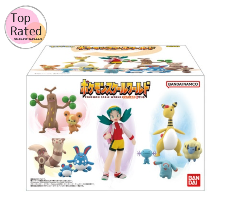 Pokemon Scale World Johto Region 2 All 6 type Set Bandai Japan
