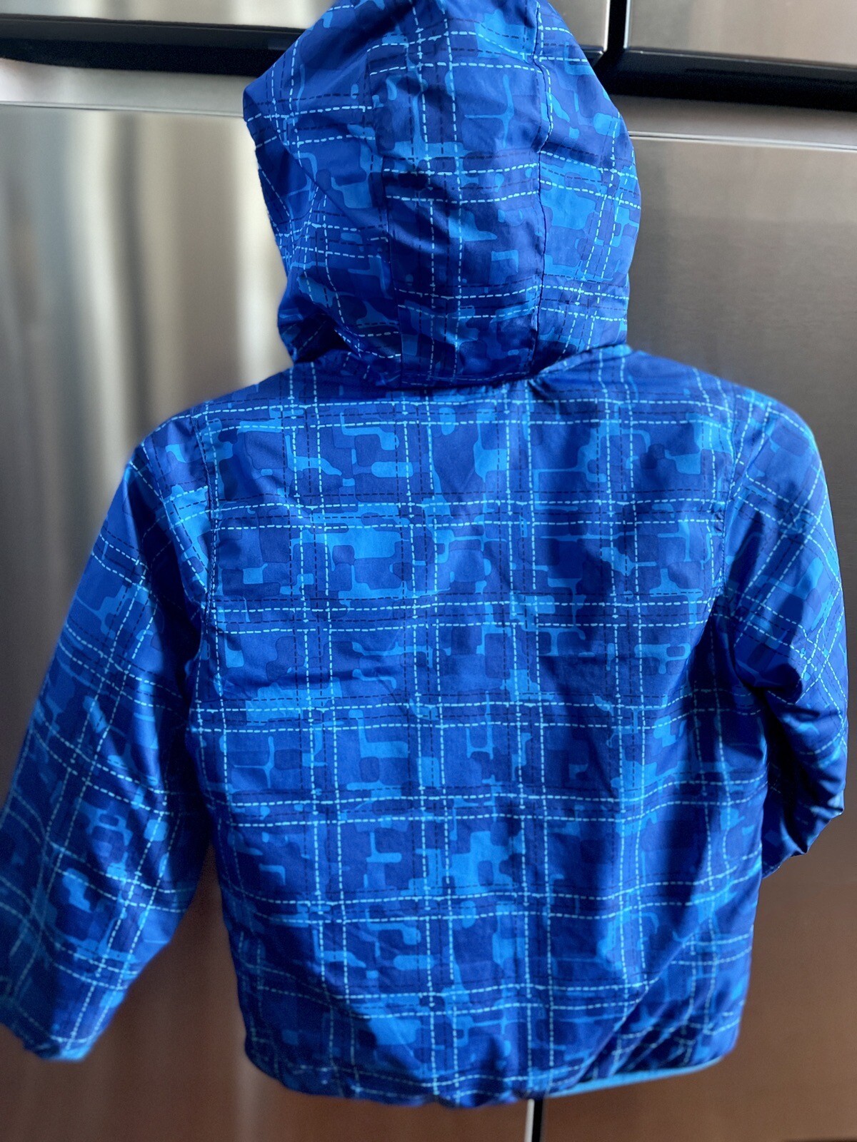 columbia reversible lightweight puffer jacket,water resistant shell fabric XS6/7 image 7