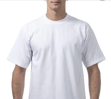 5 PACK PRO CLUB PROCLUB MEN'S PLAIN SHORT SLEEVE T SHIRT HEAVYWT COTTON TEE NEW