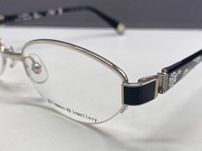 Holemans Jewellery occhiali da vista donna rotondi argento nero grandi XL titanio NP: 795 €