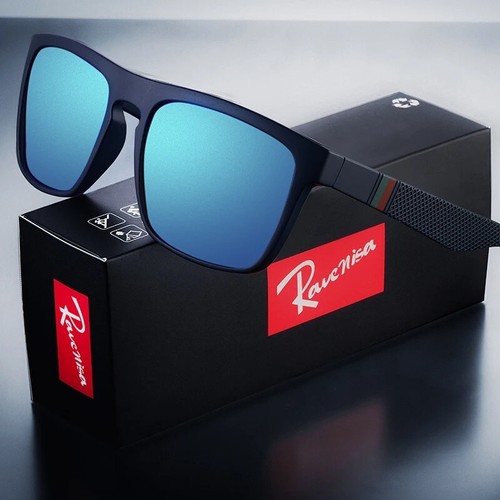 UV400 Fashion Square Vintage Polarized Sunglasses Eyewear Men Women Retro Gift - Picture 27 of 28