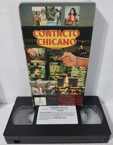 Contacto Chicano Gerardo Reyes Rosa Gloria Chagoyan (VHS Spanish)
