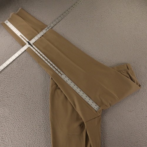 Byron Pants Mens 40 Beige 100% Wool Serge Twill Slacks Luca di Marco 40x37 - Picture 17 of 19