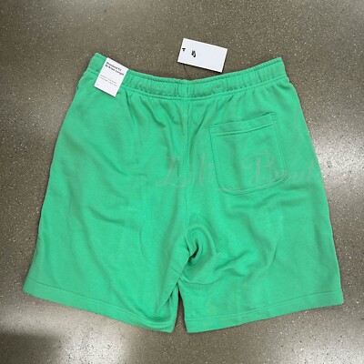 Nike Men's Club+ Mlogo French Terry Fleece Shorts FB8830-363 Green
