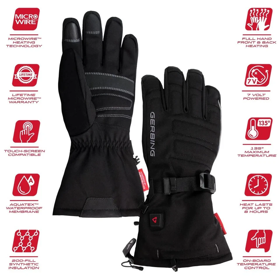 2025 GERBING ROPA TÉRMICA HOMBRE 7V S7 BATERÍA GUANTES TÉRMICOS - ELIGE LA TALLA Foto 2 de 4