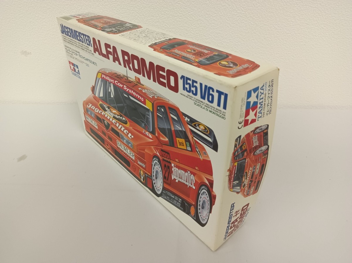 TAMIYA 1/24 Jagermeister Alfa Romeo 155 V6 TI Model Kit 24148
