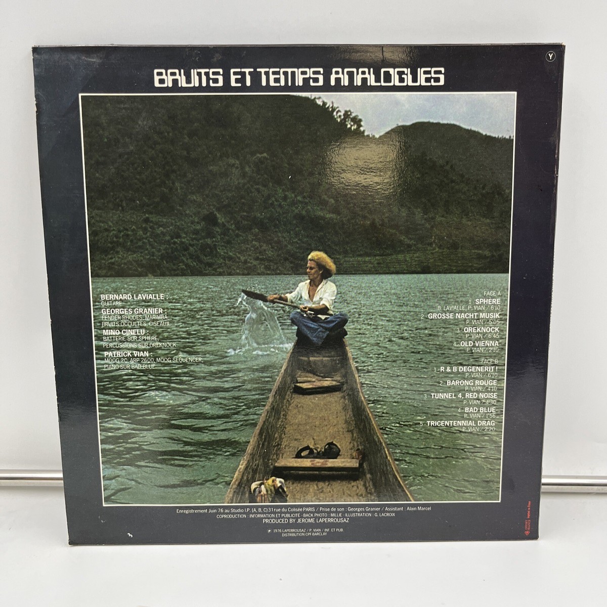 Patrick Vian – Bruits Et Temps Analogues LP France Import