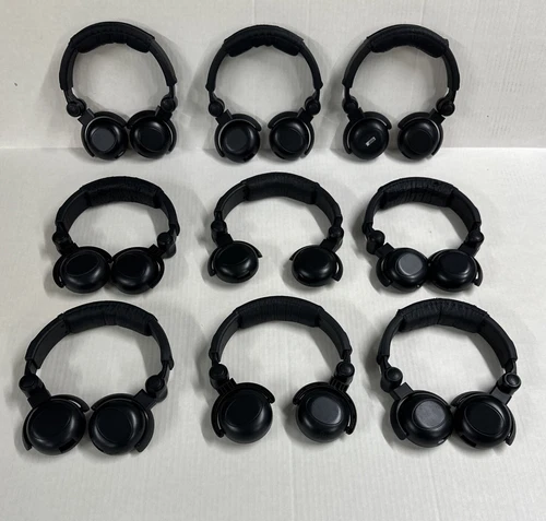 9 Used Headbands For Air Conduction TDH/DD Phone, Audiometer See Photos