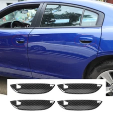 4x Exterior Door Handle Bowl Cover Trim Bezel for Dodge Charger 11+ Accessories