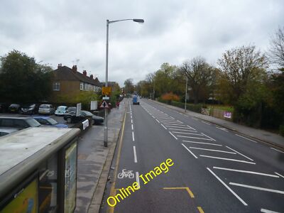 Foto 12x8 Purley: Brighton Road Blick nach Süden und aufgenommen von gegenüber Ch c2014