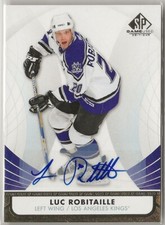 2012 2012-13 SP Game Used Gold Autographs #57 Luc Robitaille Los Angeles Kings