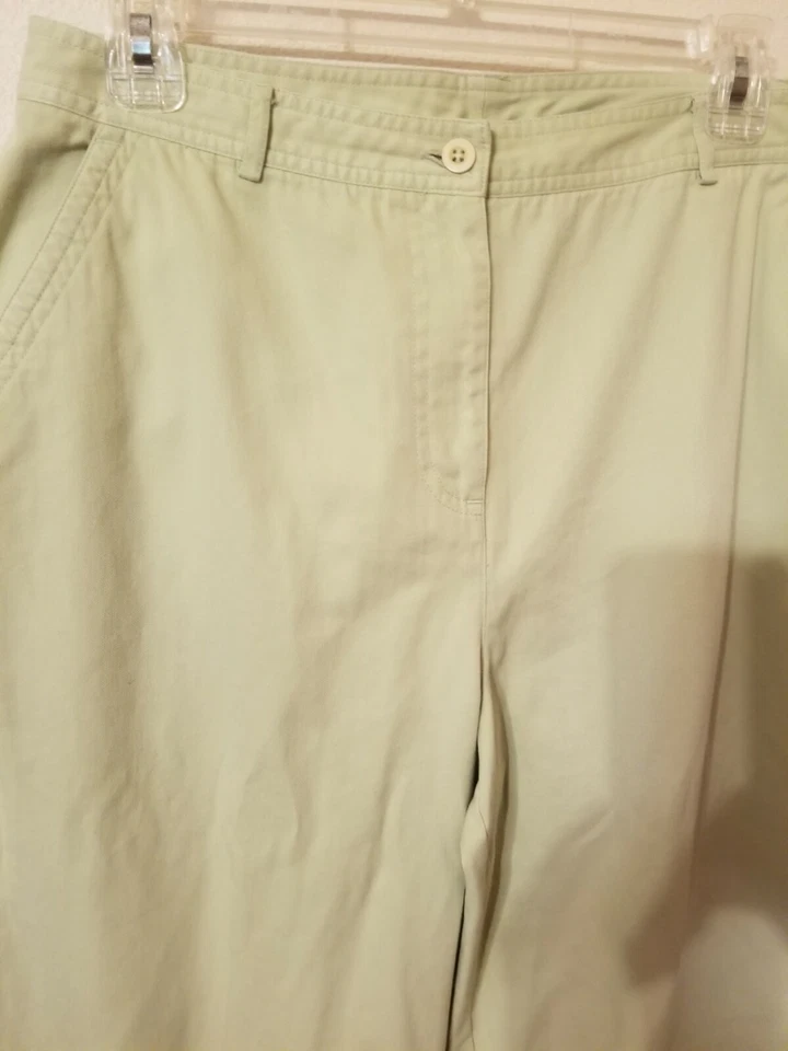 Studio Works Mujer Talla 10 3 Bolsillos Capri 32 W 33 L Hendidura Piernas 22 Entrepierna Foto 3 de 4