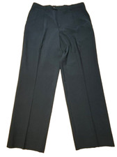 Austin Reed Mens Casual Dress Pants Dark Green Wool 36x31 England