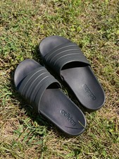 adidas adilette comfort slides women's black