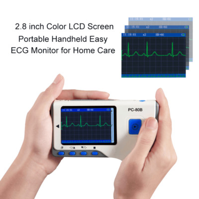 Lepu Medical Tragbares EKG-Herzmonitor-ECG-Gerät mit Bluetooth App KI-Analyse