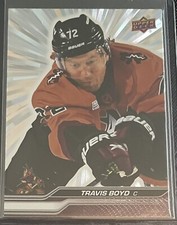 2023-24 Upper Deck Series 2 Outburst Silver TRAVIS BOYD #262 Arizona Coyotes UD