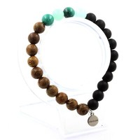 Steine Und MinéRaux. Armband Perlen Malachit Aus Kongo + Amazonit+ Onyx Schwarz