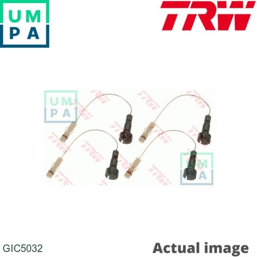 WARNING CONTACT BRAKE PAD WEAR FOR MERCEDESBENZ LK/LN2 ACTROS/MP2/MP3