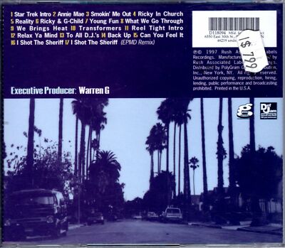 Warren G Take A Look Over Your Shoulder 1997 OG CD 1st Press