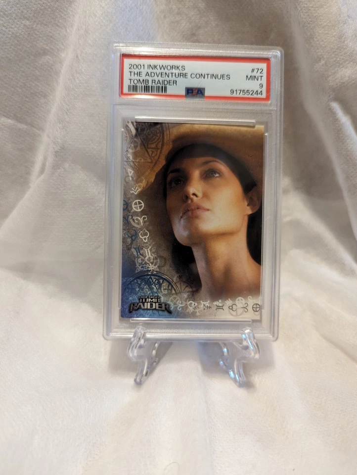 Angelina Jolie - Lara Croft Tomb Raider 2001 #72  The Adventure Continues PSA 9 - Image 2 of 3