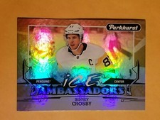 2018-19 Parkhurst Hockey Ice Ambassadors #IA-1 Sidney Crosby Pittsburgh Penguins