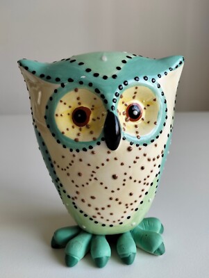 Ceramic Bobble Owl Figurine   Cute & Collectible Home Decor