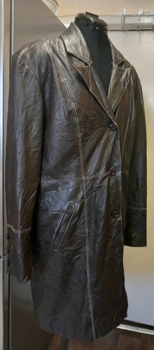 Women's Vintage Brown Laurence Roy Leather Jacket. Used Condition. Size 2XL.