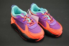 372202 01 NEW TODDLER PUMA RS-X CLAW INF PURPLE GLIMMER NRGY RED CLUE TURQ PB9