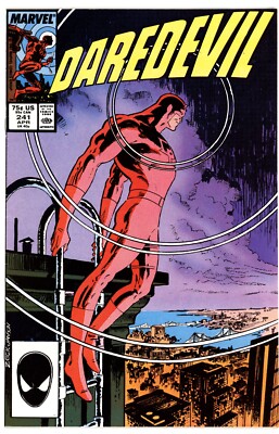Daredevil #241 VF 8.0 1986 Mike Zeck Cover Todd McFarlane Interior Art