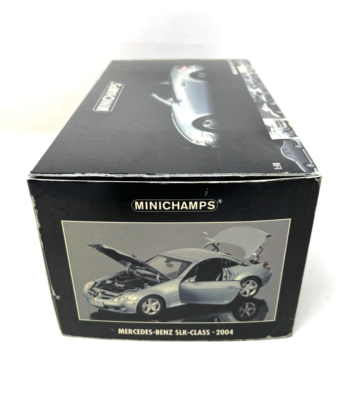 Maisto 2004 Mercedes Benz SLK Class Spider Silver 1:18 Rare-
