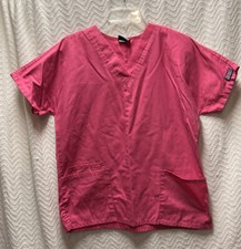 Cherokee WorkwearShocking Pink Size Small V-Neck Scrub Top Style 4700
