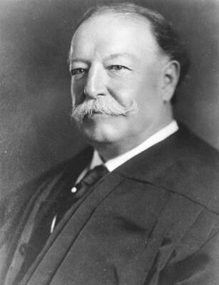 Portrait Of William Howard Taft Who Served As The 27Th President OLD ...